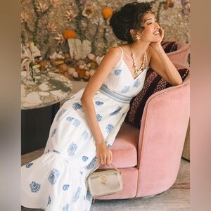 NWT LILLY PULITZER Zanna Embroidered Cotton Midi Dress